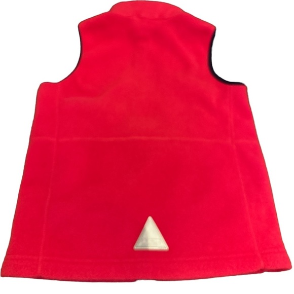L.l.bean Kids Fleece Vest In Raspberry. Size S8. Big Kids Size Small. - Picture 2 of 3